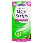 Beauty Formulas Aloe Vera Hair Remover Wax Strips For Face & Bikini Line 36 Wax Strips