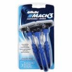 Gillette Mach3 Disposable Razor 3 Count