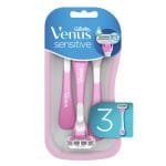 Gillette Venus Sensitive Women's Razor 3pcs Pack