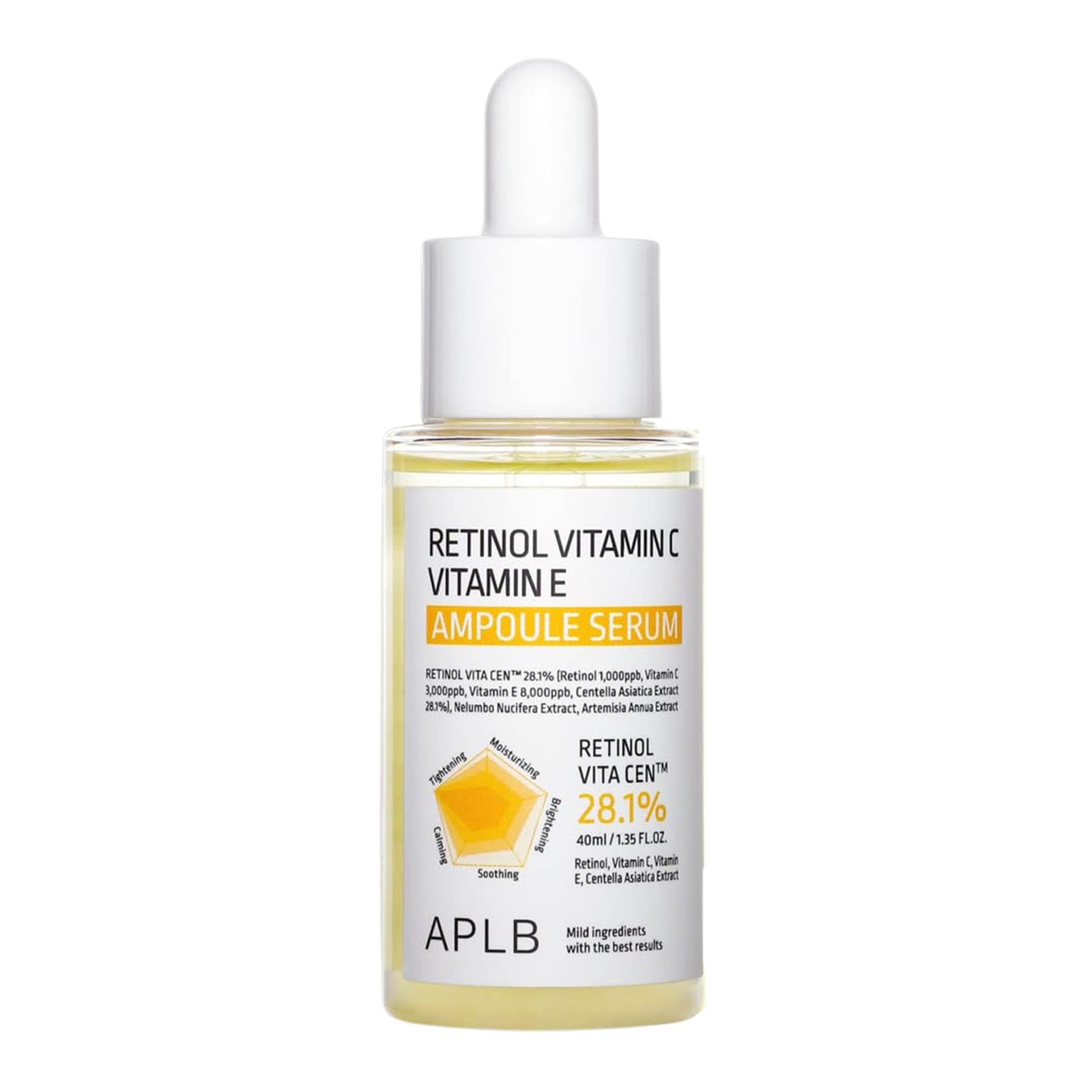 APLB Retinol Vitamin C Vitamin E Ampoule Serum – 40ml APLB Retinol Vitamin C Vitamin E Ampoule Serum 40ml - Image 1