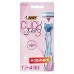 Bic Click Soleil 3 Razor & Razor Blades 1 pcs + 4 pcs
