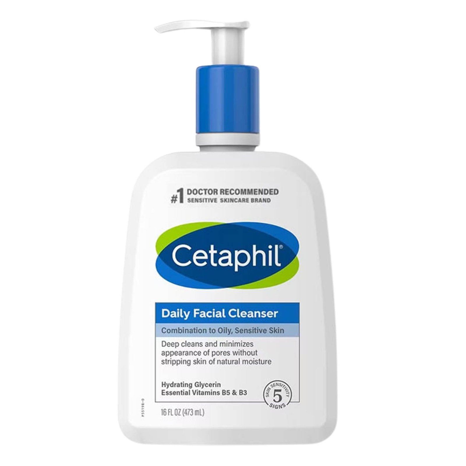 Cetaphil Daily Facial Cleanser Combination To oily, Sensitive Skin – 473ml Cetaphil Daily Facial Cleanser Combination To oily, Sensitive Skin 473ml - Image 1