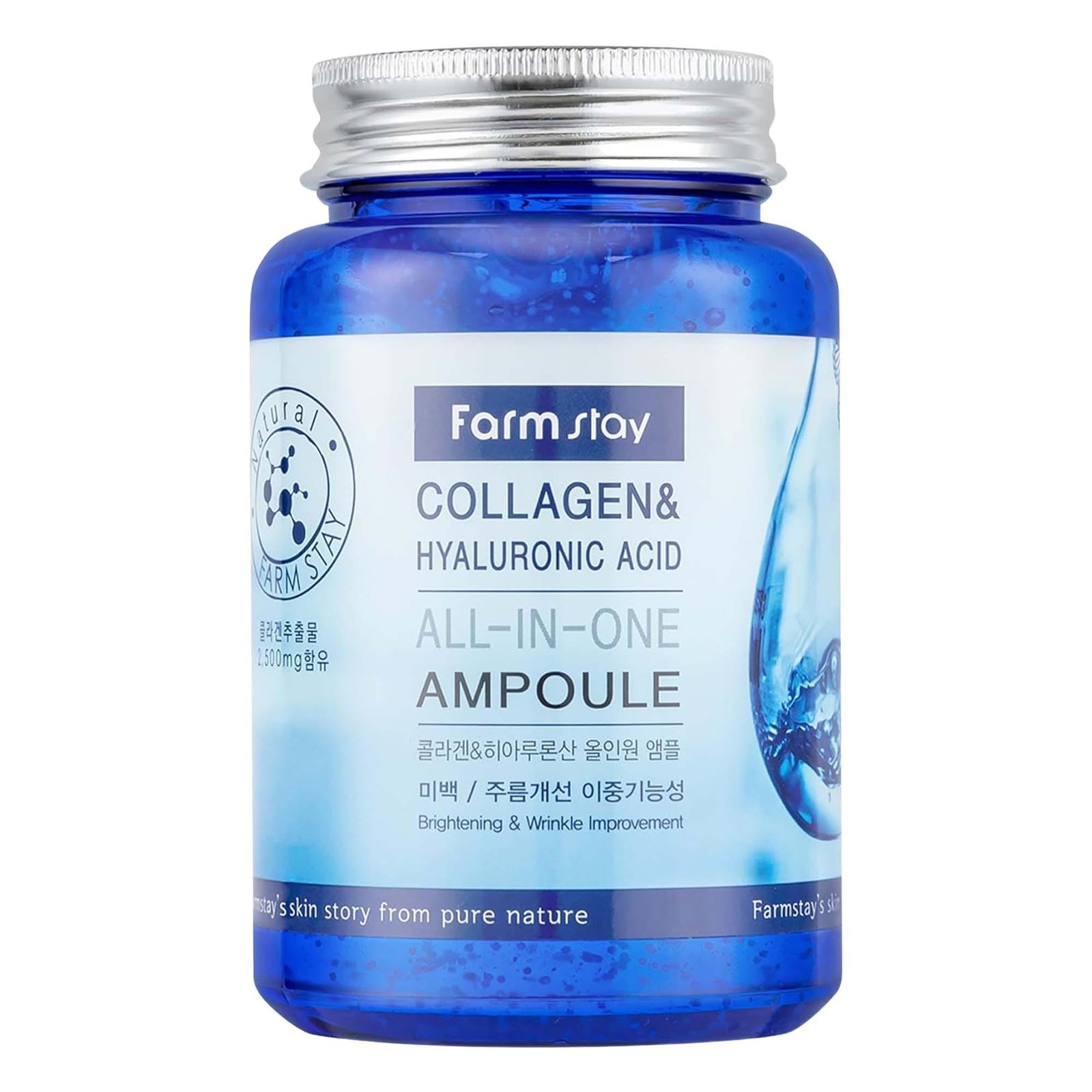 Farm Stay Collagen Hyaluronic Acid All-In-One Ampoule – 250ml Farm Stay Collagen Hyaluronic Acid All-In-One Ampoule 250ml - Image 1