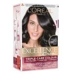 L'Oreal Excellence Triple Protection Color Natural Darkest Black 1