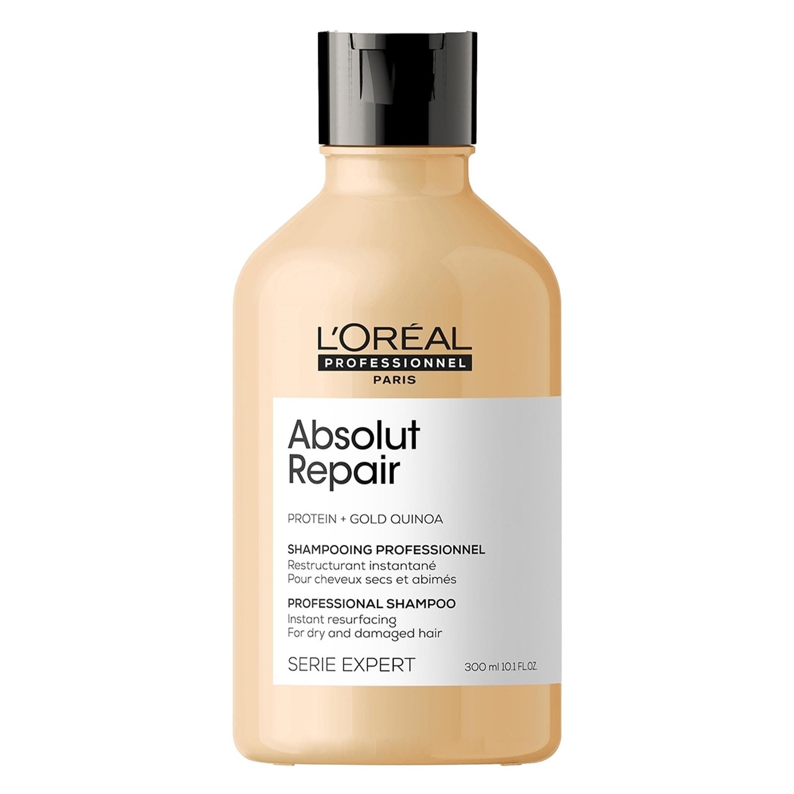 L'Oreal Professionnel Serie Expert Absolut Repair Gold Quinoa + Protein Shampoo - 300 ml L'Oreal Professionnel Serie Expert Absolut Repair Gold Quinoa + Protein Shampoo - 300 ml - Image 1