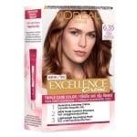 Loreal Excellence Creme Hair Color 6.35 Light Amber