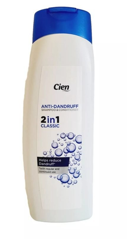 cien anti dandruff 2 in 1 classic shampoo+conditioner 500ml