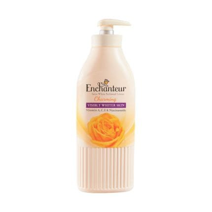 Enchanteur Satin White Perfumed Charming Lotion 400ml