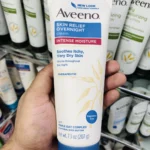 Aveeno Skin Relief Overnight Intense Moisture Cream with Triple Oat Complex & Natural Shea Butter 207g