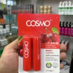 COSMO Sweet Cherry Lip Balm for Dry & Sensitive Lips (2 x 4.5g Sticks)