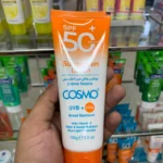 Cosmo Sunscreen Lotion SPF 50+ PA+++ Broad Spectrum with Vitamin E, 100g
