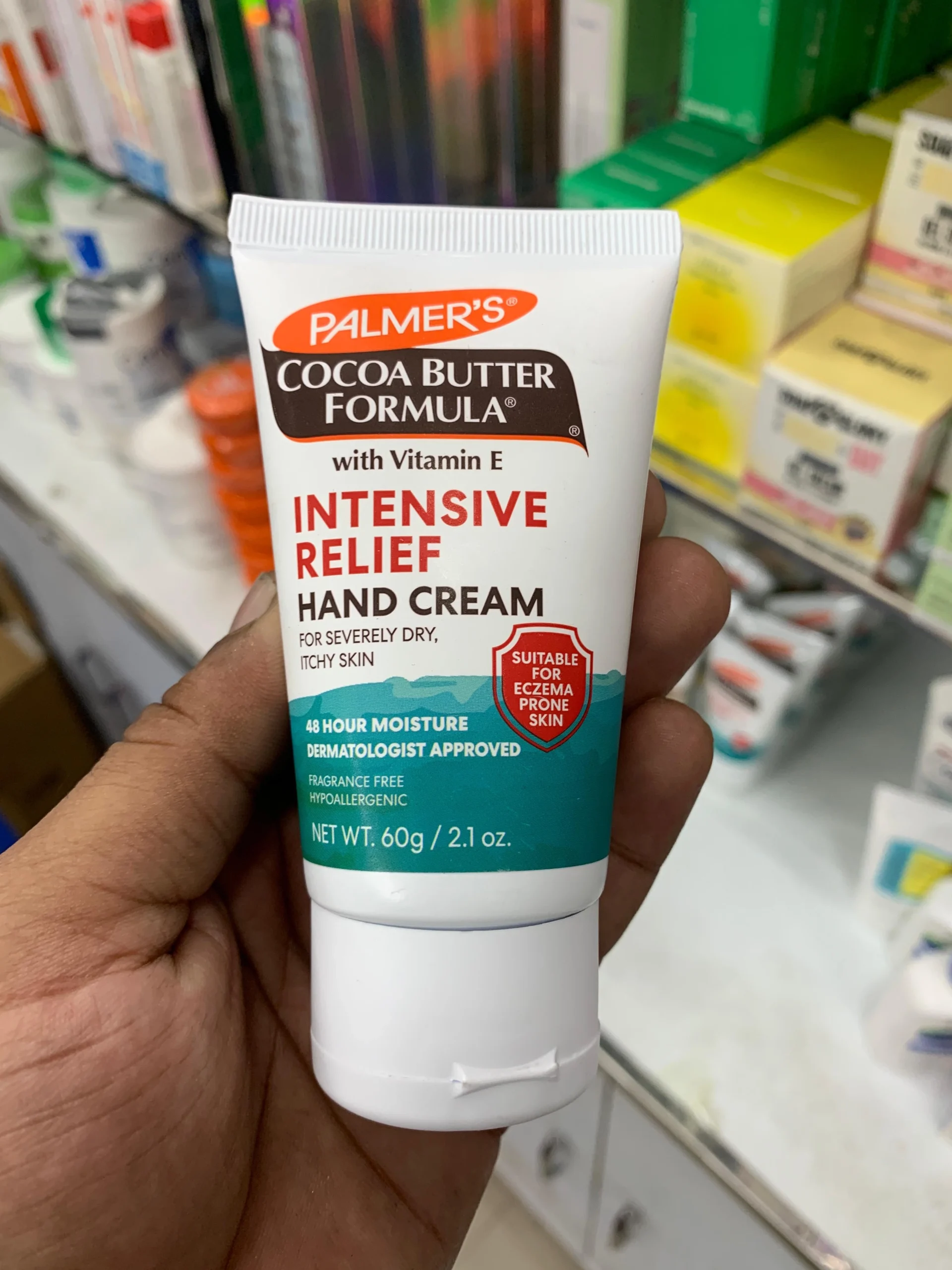 Palmer's Cocoa Butter Formula Intensive Relief Hand Cream With Vitamin E 60g Palmer's Cocoa Butter Formula Intensive Relief Hand Cream With Vitamin E 60g - Image 1