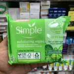 Simple Kind to Skin Exfoliating Facial Wipes 25 per pack