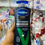 Vaseline Men Fast Absorbing 3 in 1 Body, Face & Hands Lotion, 600ml