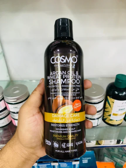 Cosmo Argan Oil Wheat Protein Shampoo 480ml