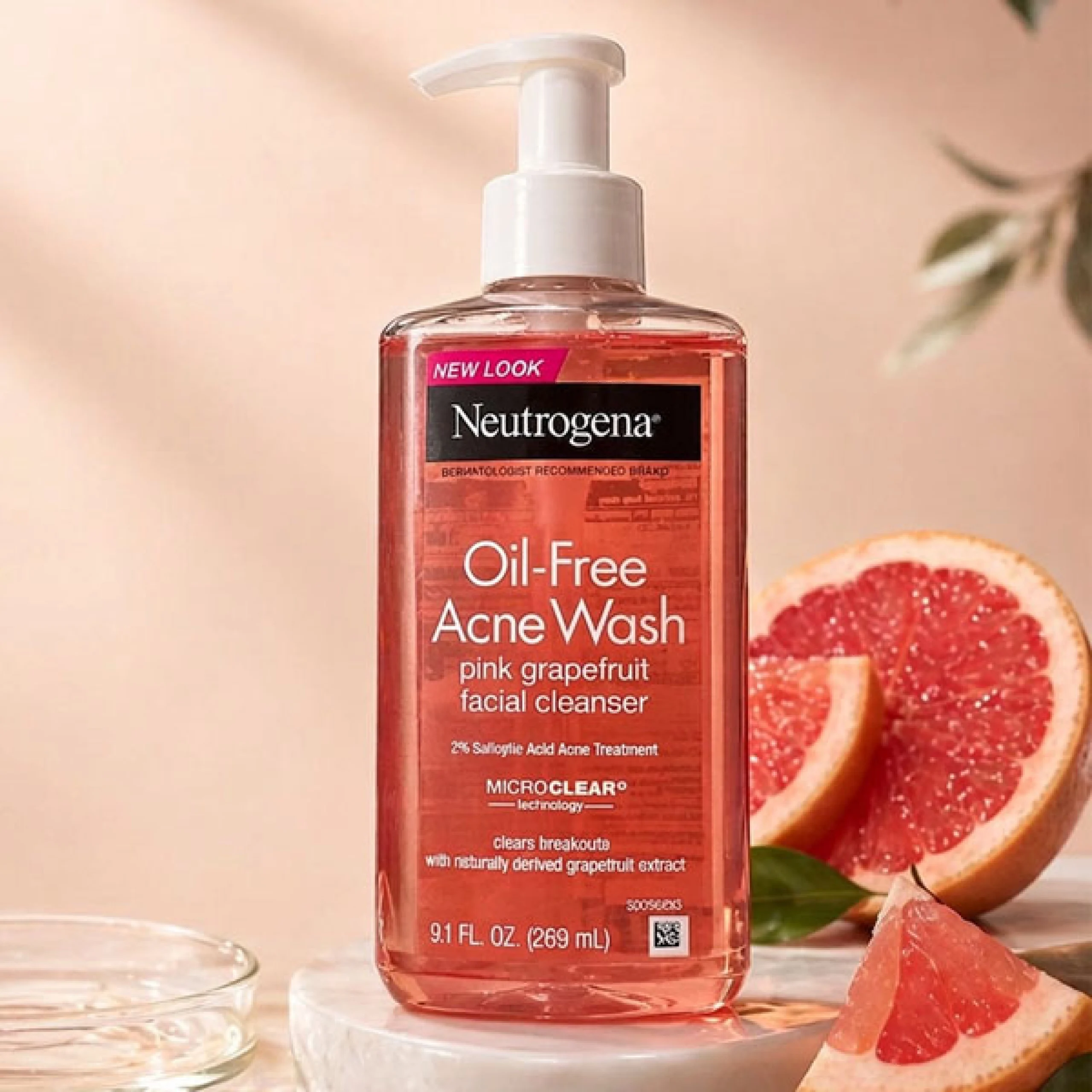 Neutrogena Oil-Free Acne Wash Pink Grapefruit Facial Cleanser 269ml Neutrogena Oil-Free Acne Wash Pink Grapefruit Facial Cleanser 269ml - Image 1